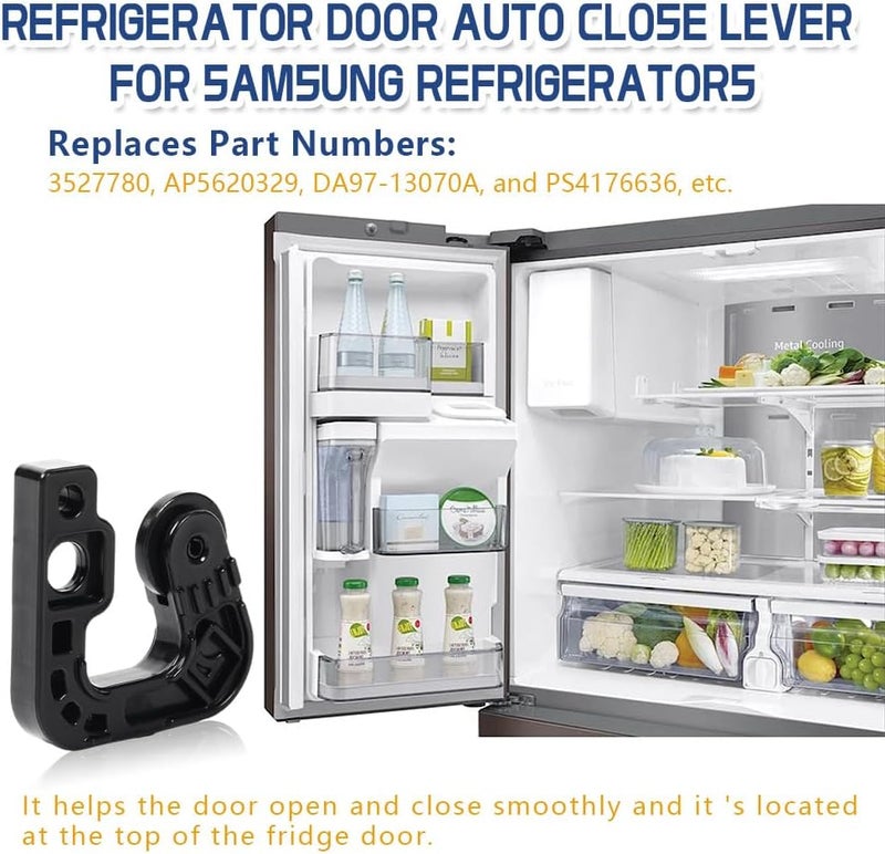 KOZHOM [Upgraded] DA97-12625A Refrigerator Auto Close Lever Assembly fit for Samsung Refrigerators (2 Pack) - Image 3